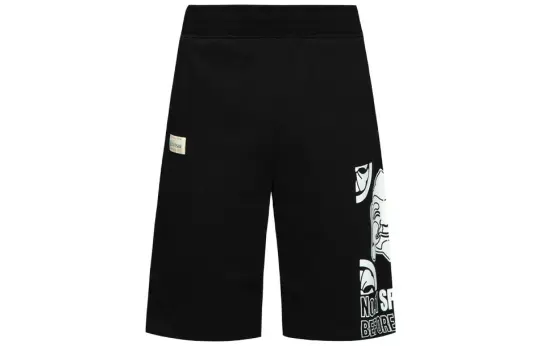 EVISU Sports Shorts Men's Black