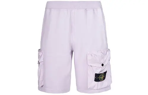STONE ISLAND Sports Shorts Men's Rose Pink Moderate