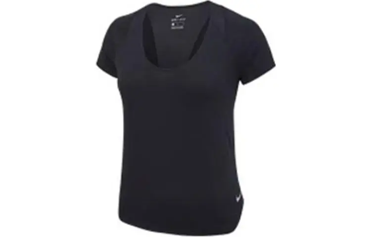 Nike T-Shirts Women's Black Crew Neck Moderate Other