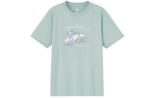 UNIQLO x Sanrio Regular T Shirt Women's Verdant Green