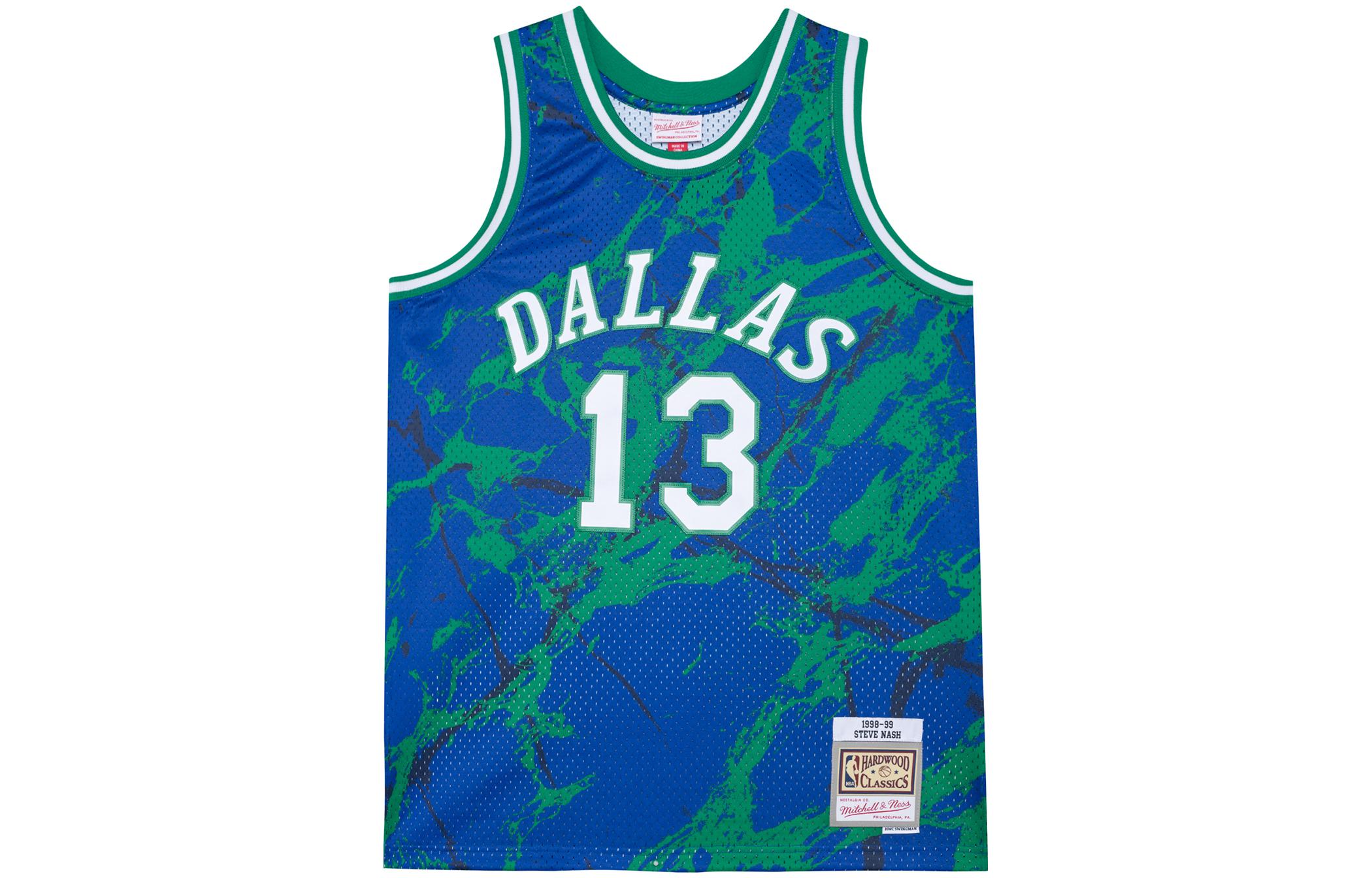 Mitchell Ness "NBA Dallas Mavericks 1998 Steve Nash" basketball jersey