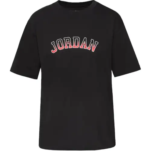 Jordan Drop Shoulder Sleeve T Shirt Women's Black