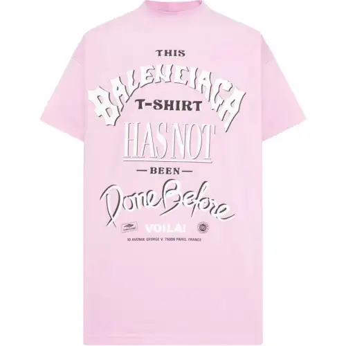 Balenciaga Graphic Printed Oversized T-Shirt
