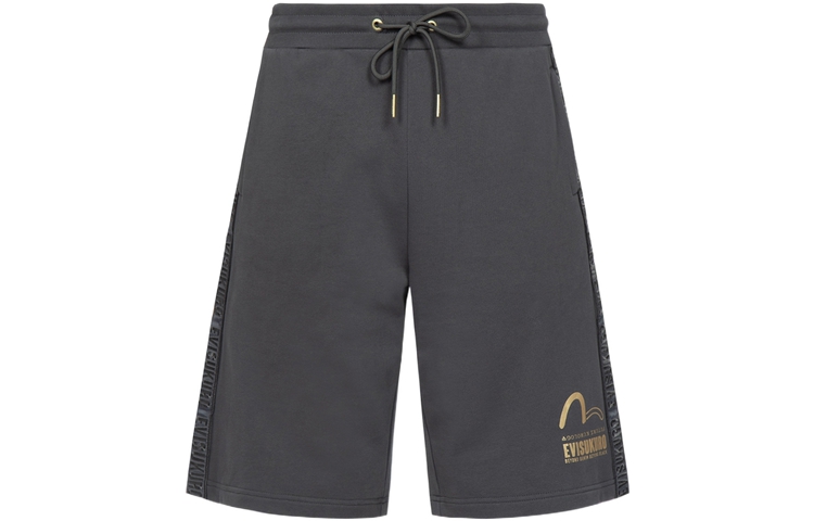 EVISU Sports Shorts Men’s Dark Gray Moderate