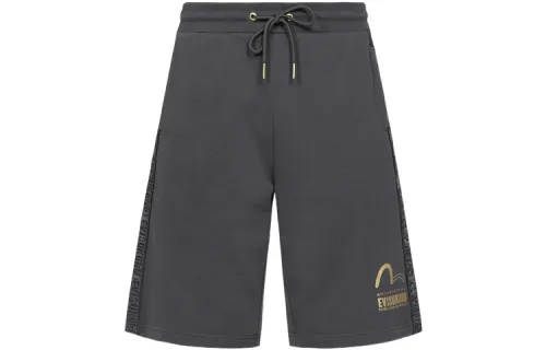 EVISU Sports Shorts Men's Dark Gray Moderate
