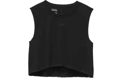 Vans Seamed Tank Tops Women's Black Crew Neck Moderate Other