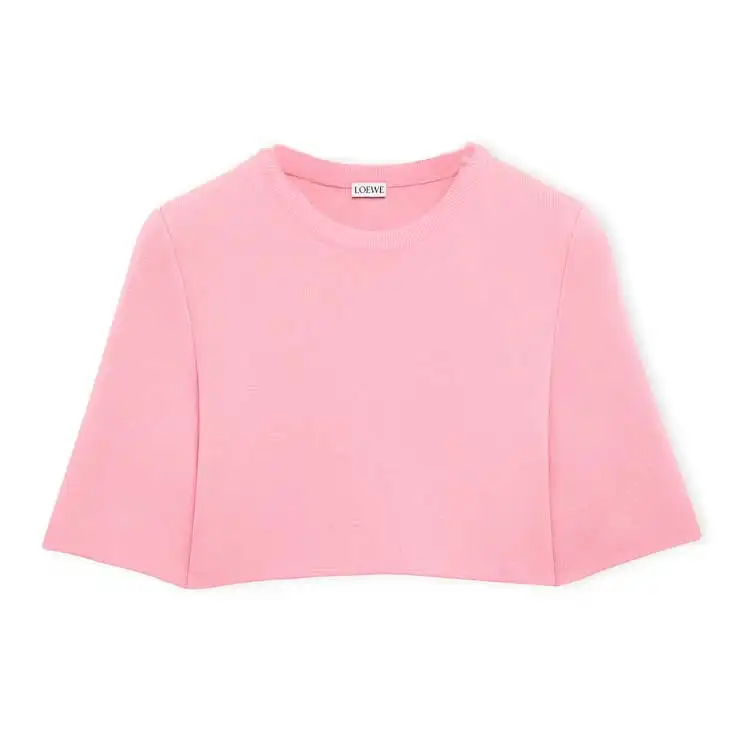 LOEWE Short Sleeved Cropped Top