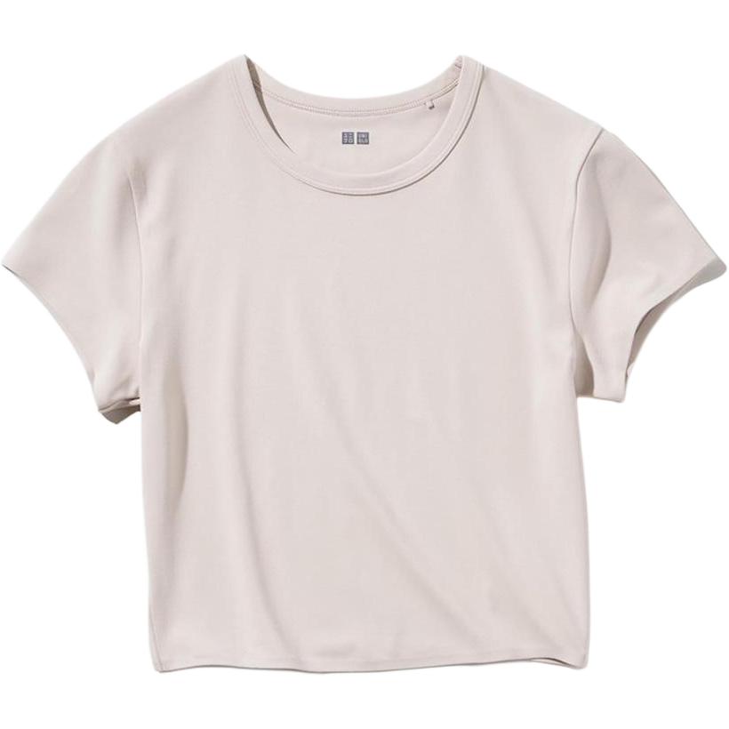 Женская футболка UNIQLO (бежевая)