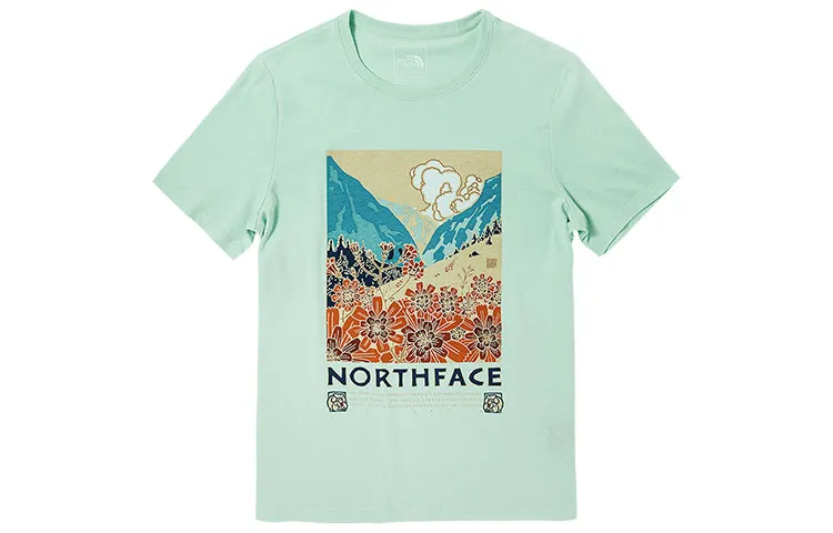 THE NORTH FACE Set in Sleeve T Shirt Women's Green