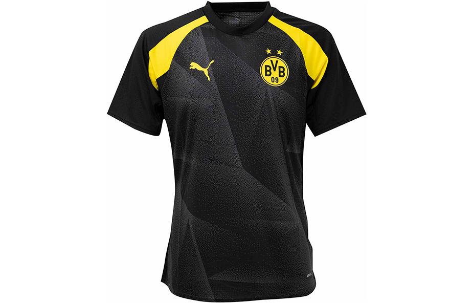 PUMA ESS Soccer Jerseys Men’s Black Moderate Straight Fit