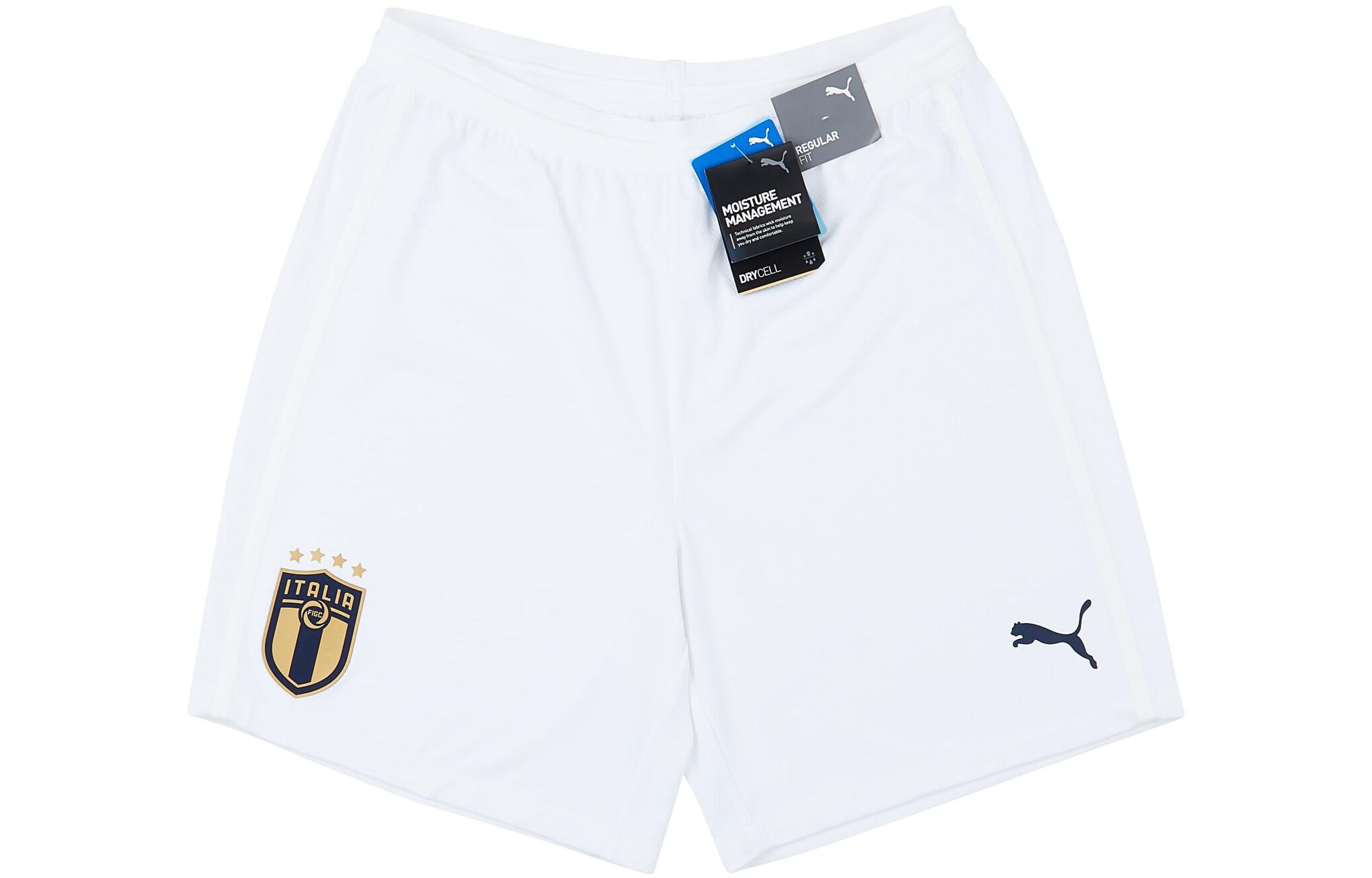 PUMA Soccer Bottoms Men’s White Moderate Straight Fit Pants