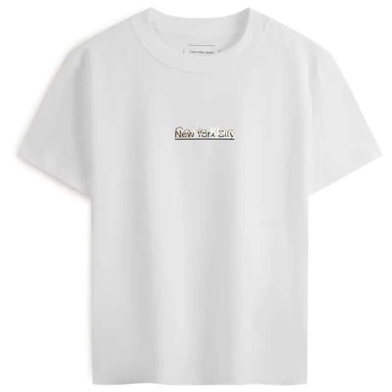 Calvin Klein T-Shirts Women's Crew Neck Moderate Straight Fit