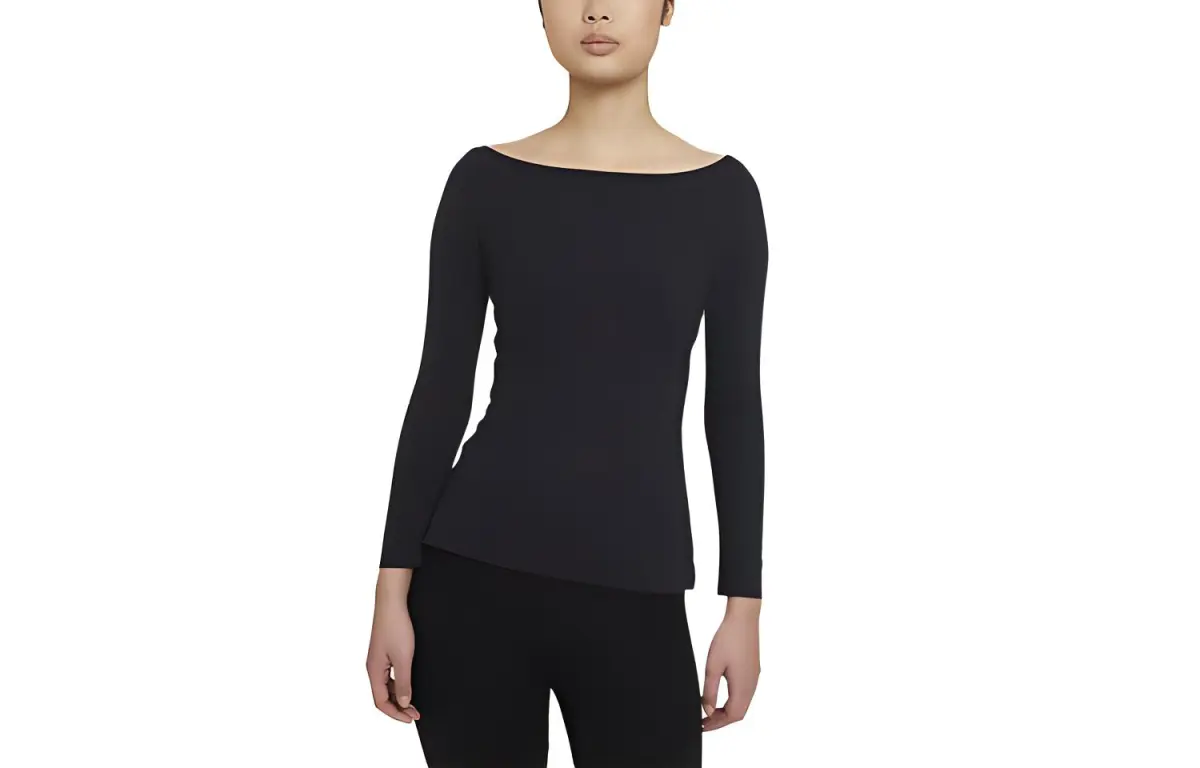 Nike Drop Shoulder Sleeve T Shirt Women's Black