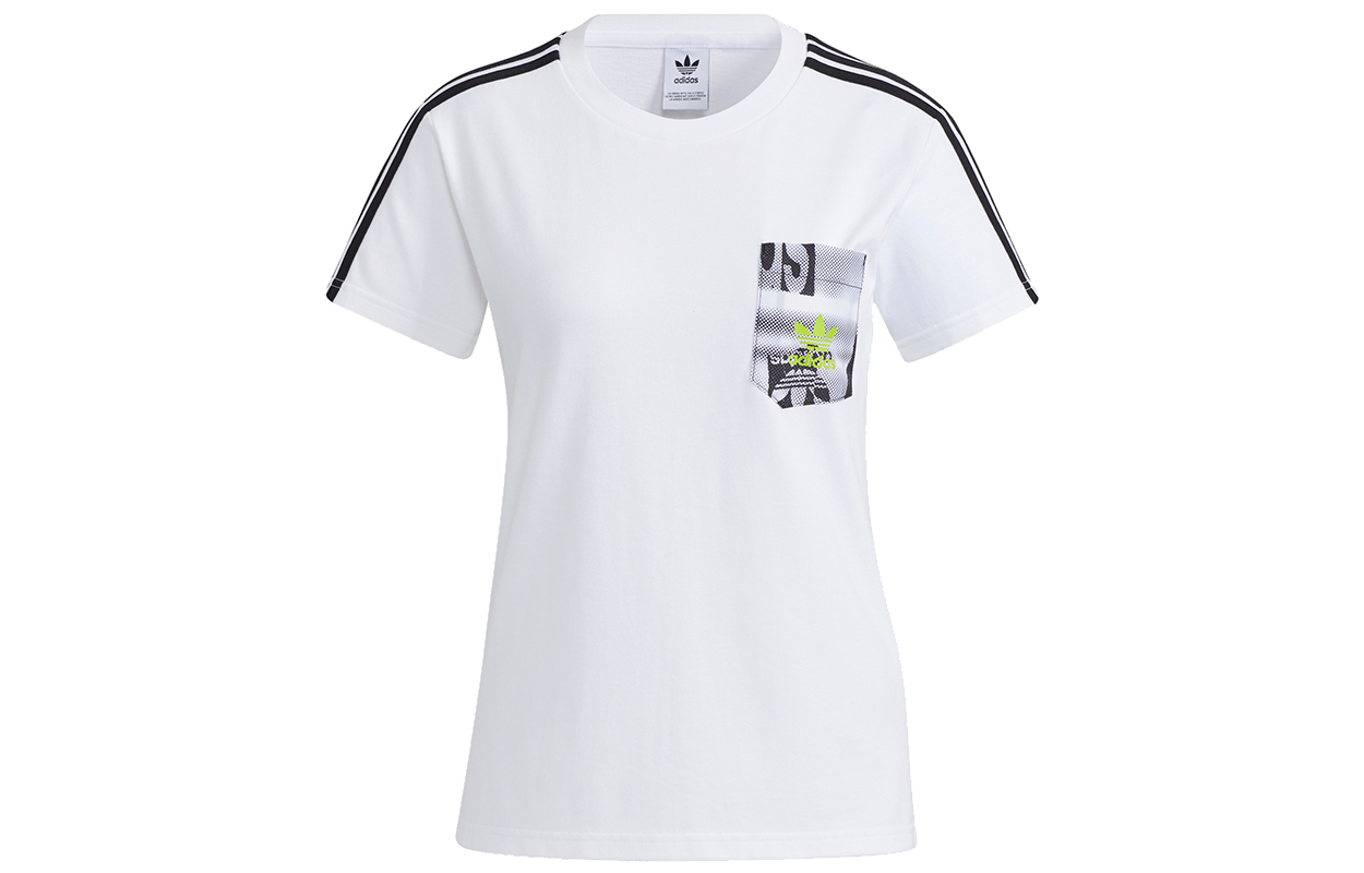 Женская футболка adidas originals T (белый) — фото 1