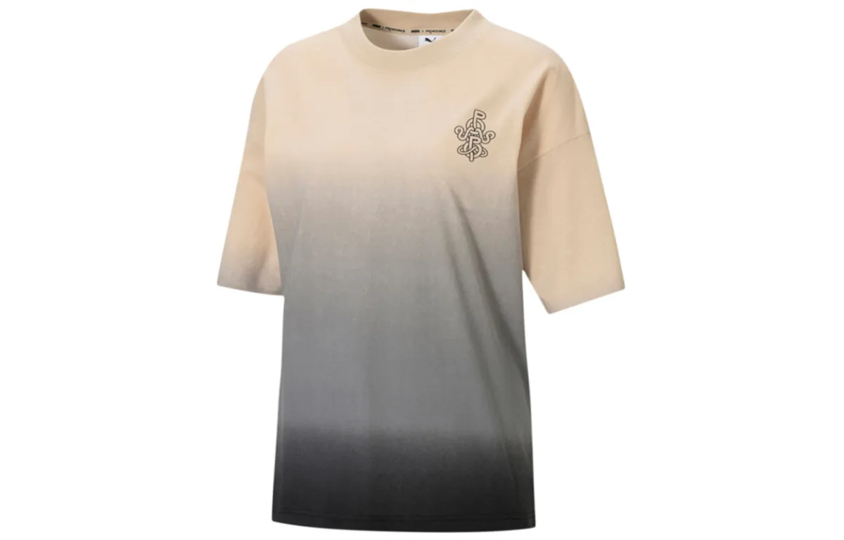 PUMA Drop Shoulder Sleeve T Shirt Women's Khaki
