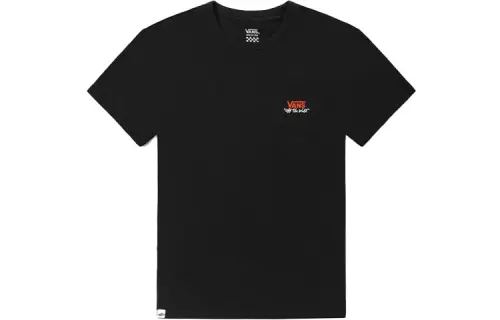 Vans Drop Shoulder Sleeve T Shirt Women's Black