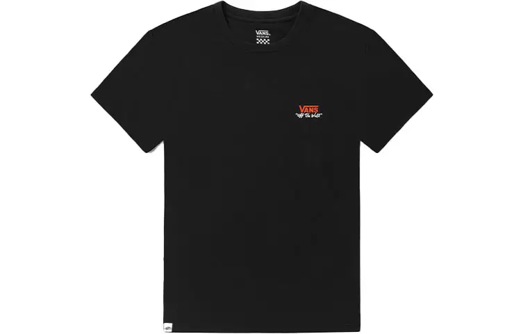 Vans Drop Shoulder Sleeve T Shirt Women's Black