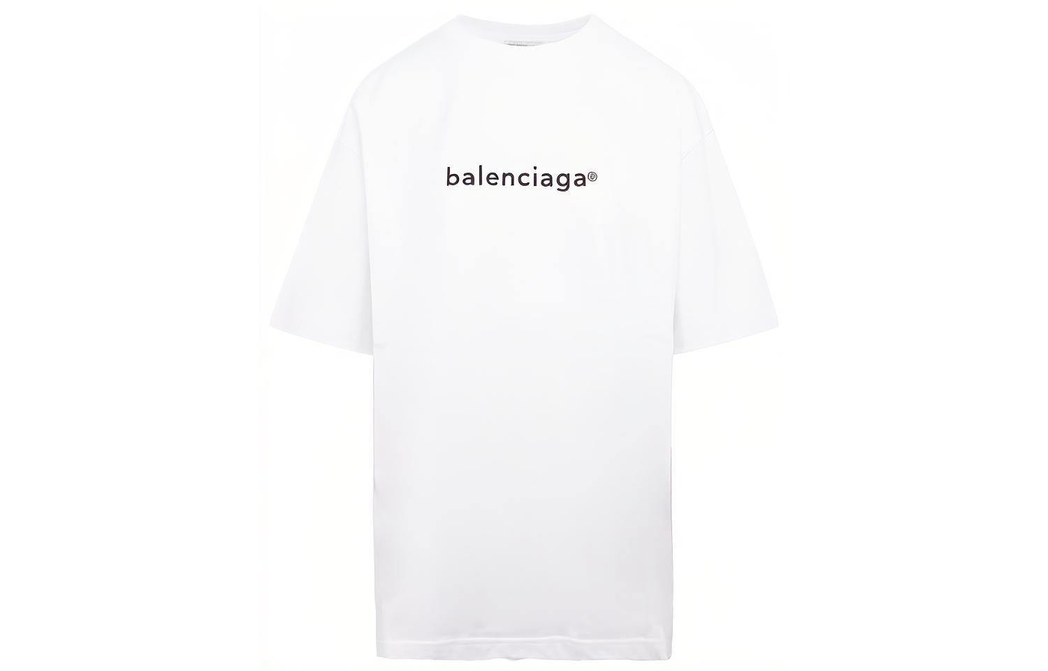 Женская футболка Balenciaga (белая)