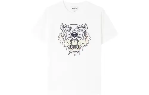 KENZO T Shirts Women's White Crew Neck Moderate Other