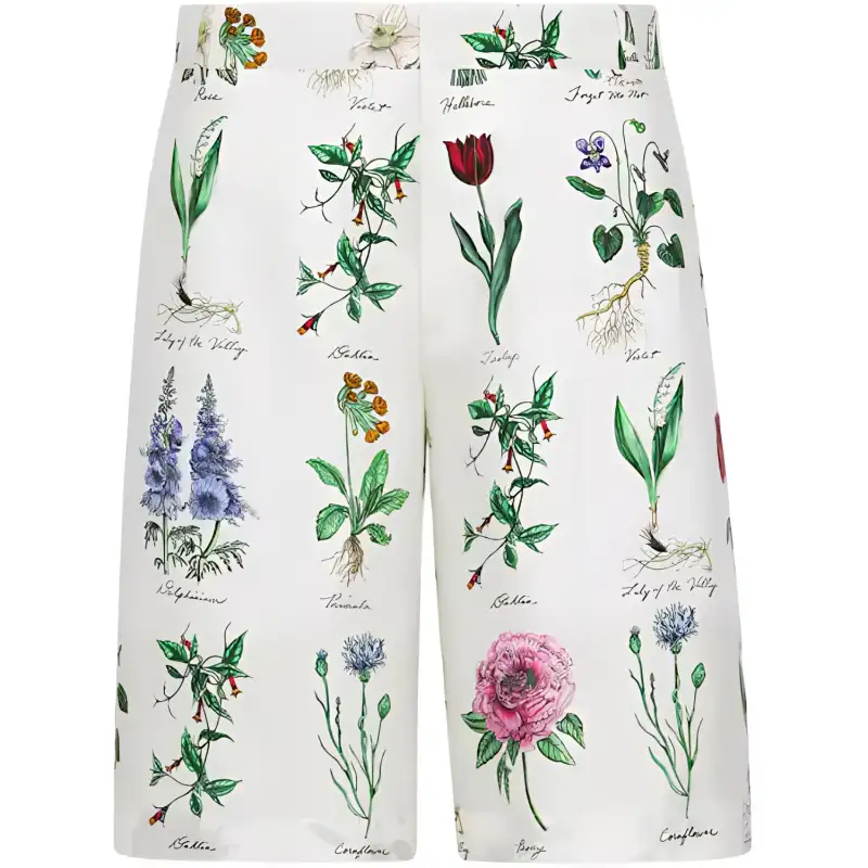 DIOR FW24 Casual Shorts Men's Multicolor