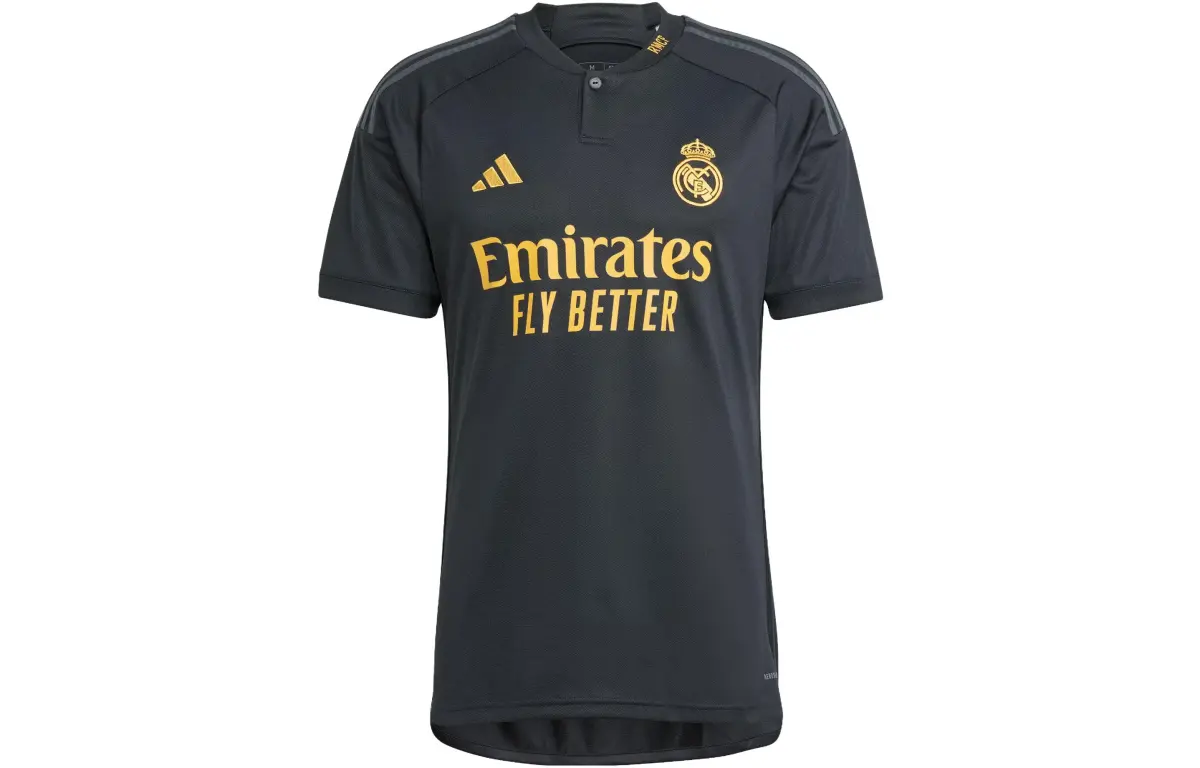 Adidas Real Madrid Soccer Jersey Fan Edition Men's Black