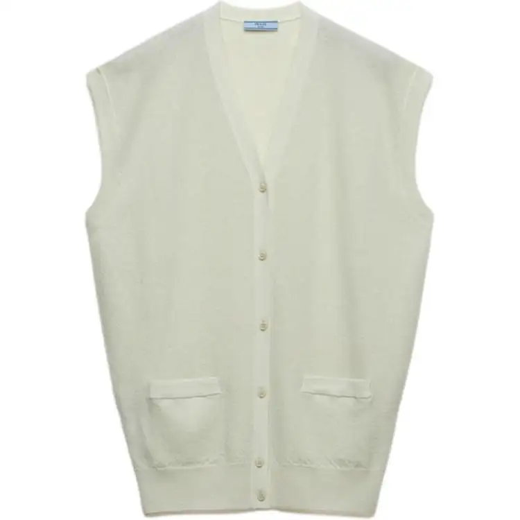 Prada cashmere knitted vest