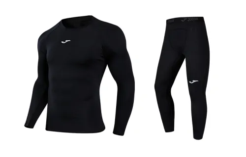 Joma Fitness Sets Men's Crew Neck Thickened And Fleece Lined