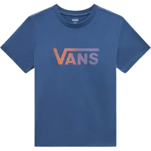 Vans T Shirts Women's Blue Crew Neck