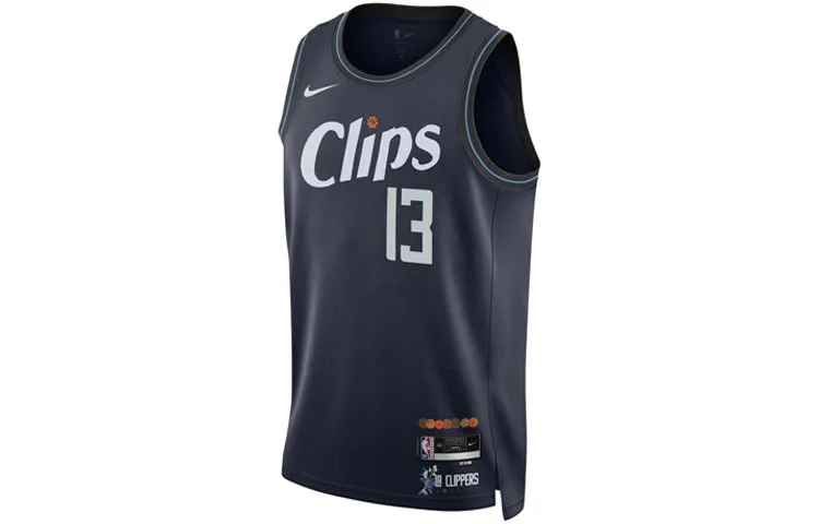Nike LA Clippers Basketball Jersey Men's Black Gray