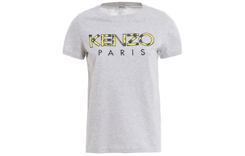 KENZO T Shirts Women's Gray Crew Neck Moderate