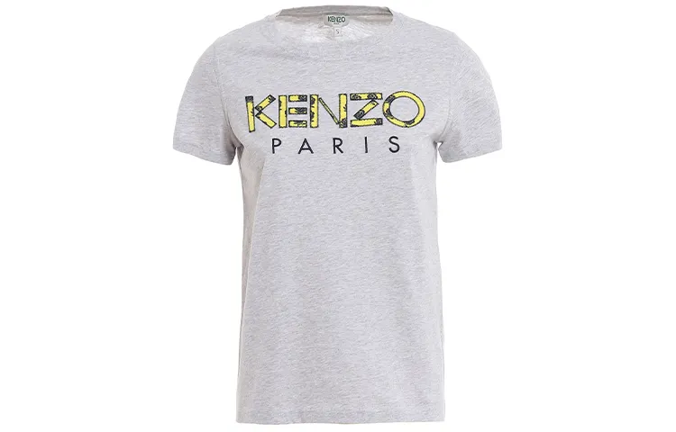 KENZO T Shirts Women's Gray Crew Neck Moderate