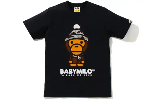 A BATHING APE T Shirts Women's Crew Neck Moderate Straight Fit