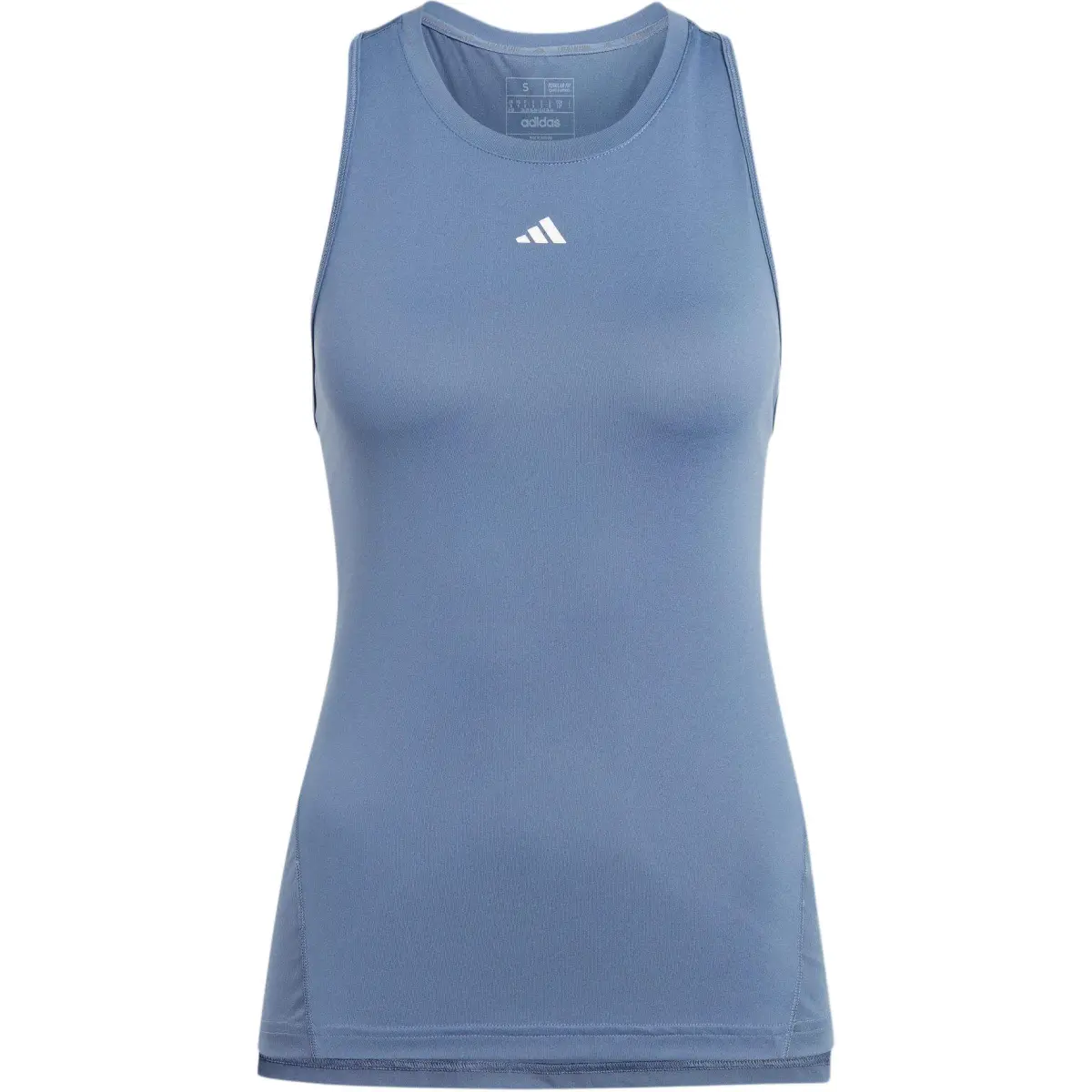 Adidas Tank Tops Women's Blue Crew Neck Moderate Other