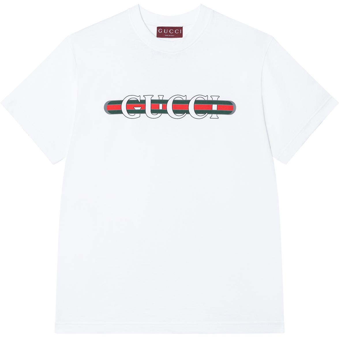 Женская футболка Gucci Lido SS24 (белая)