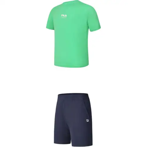 FILA Casual Sportswear Men's Portuguese Leaf Green+Royal Blue