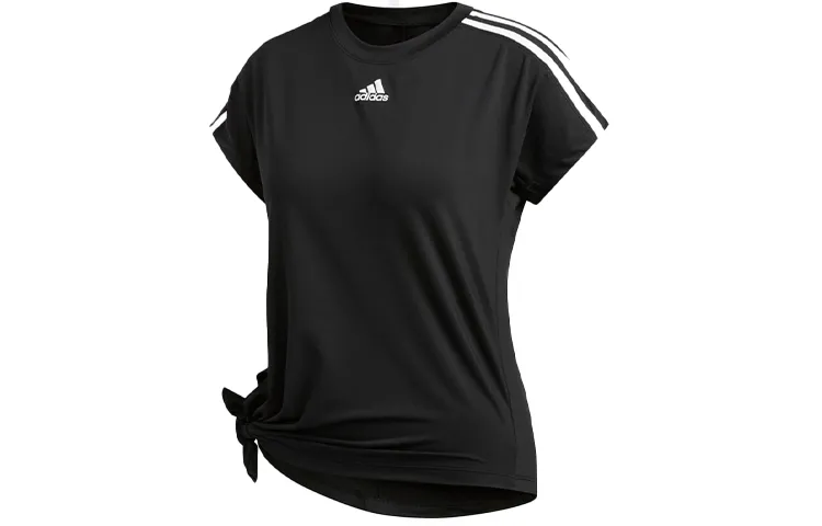 Adidas T-Shirts Women's Black Crew Neck Moderate Other