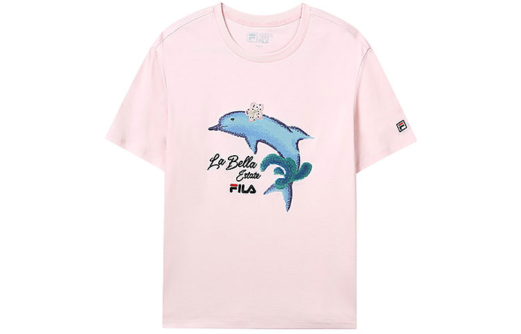 Женская футболка Fila (розовая)