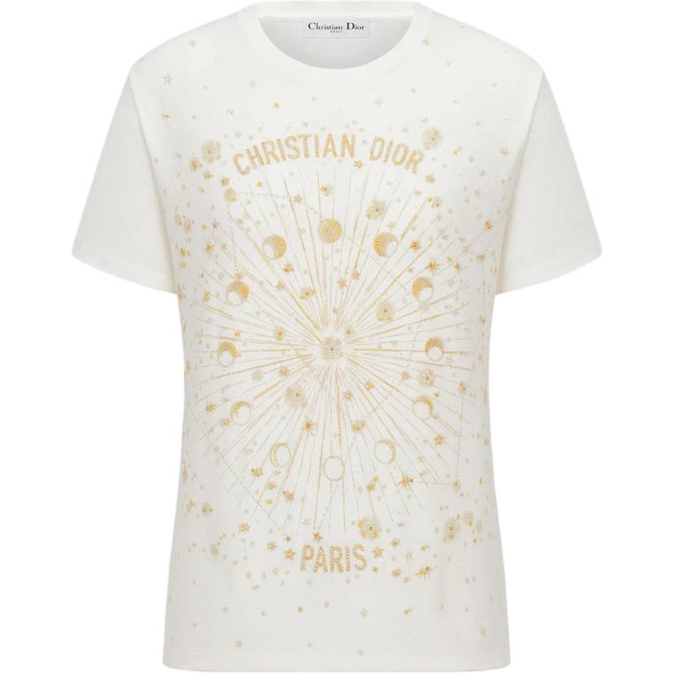 Женская футболка Dior DIOR SS25 Cruise T (белый)