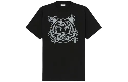 KENZO T Shirts Women's Black Crew Neck Moderate