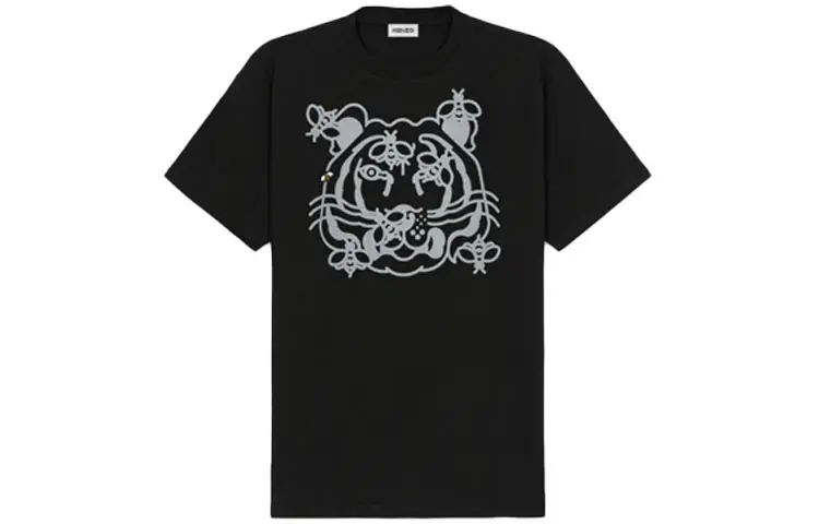 KENZO T Shirts Women's Black Crew Neck Moderate