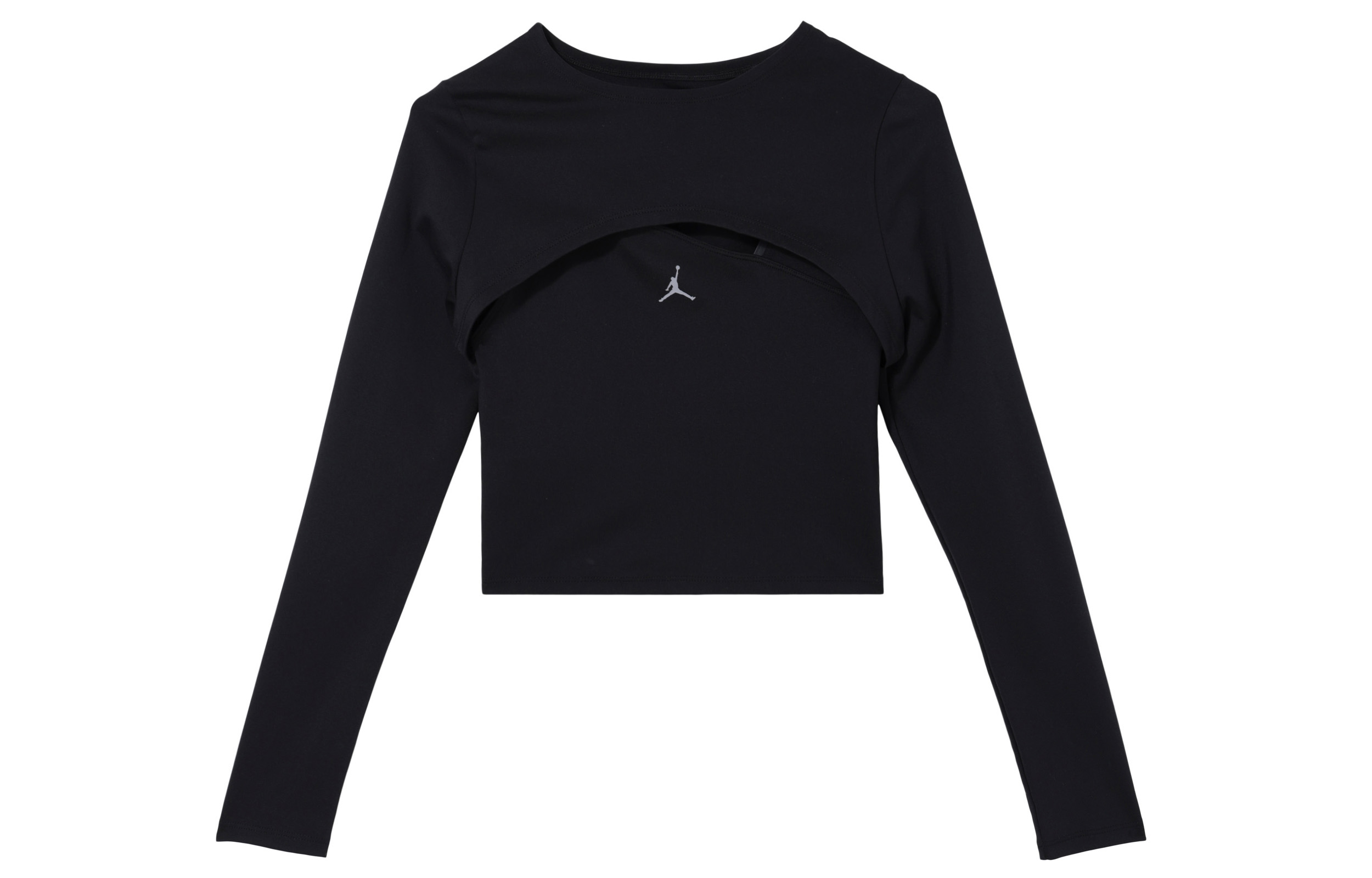 Женская футболка Jordan Yoga Long Sleeve (черная)