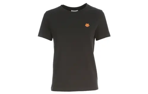 KENZO T Shirts Women's Black Crew Neck Moderate Straight Fit