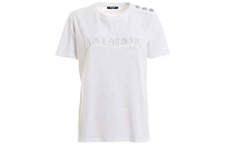 Женская футболка BALMAIN BALMAIN SS21 (абрикосовая)
