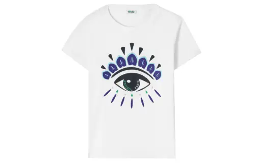 KENZO T Shirts Women's White Crew Neck Moderate