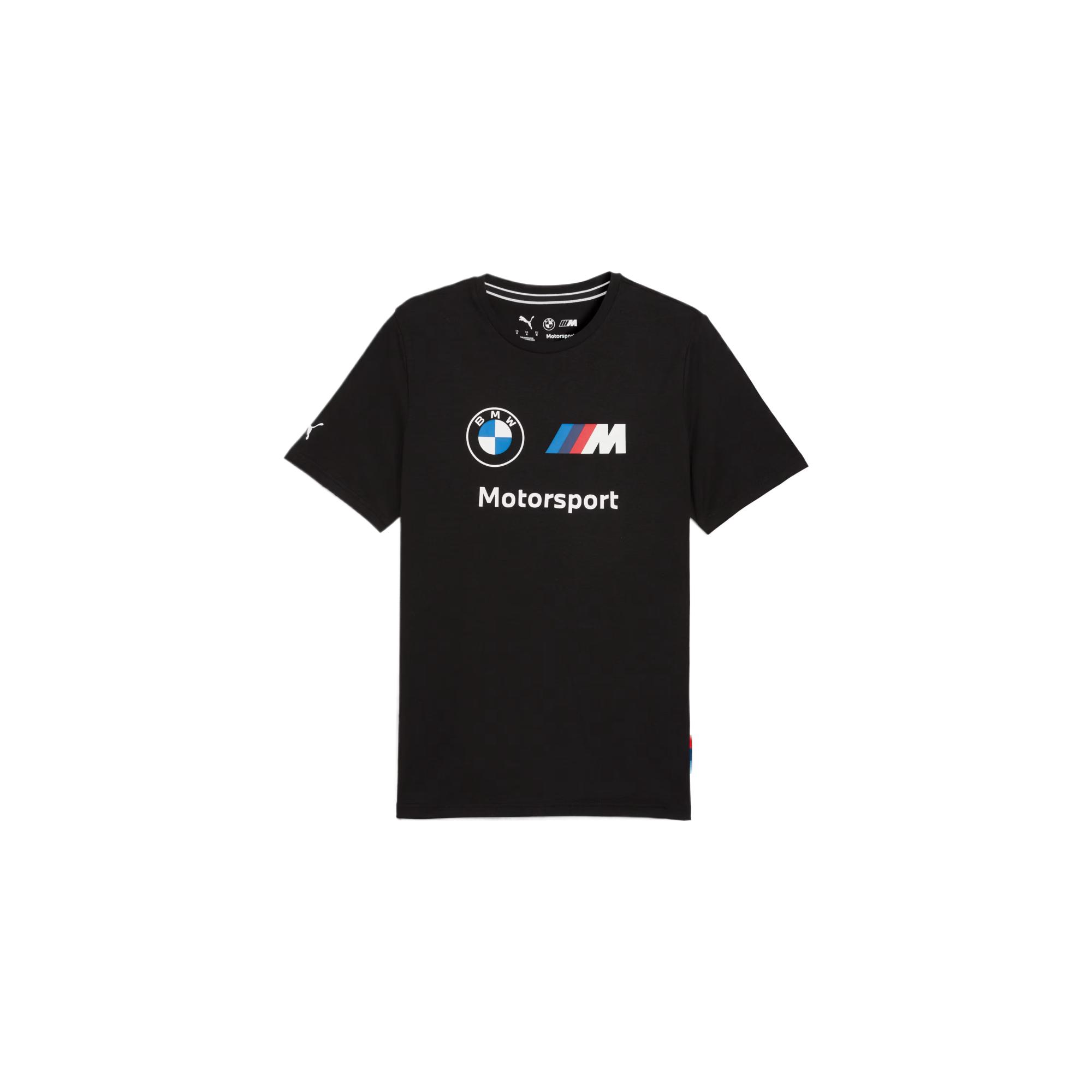 PUMA BMW M MOTORSPORT ESSENTIALS Racing T Shirt Men’s Black