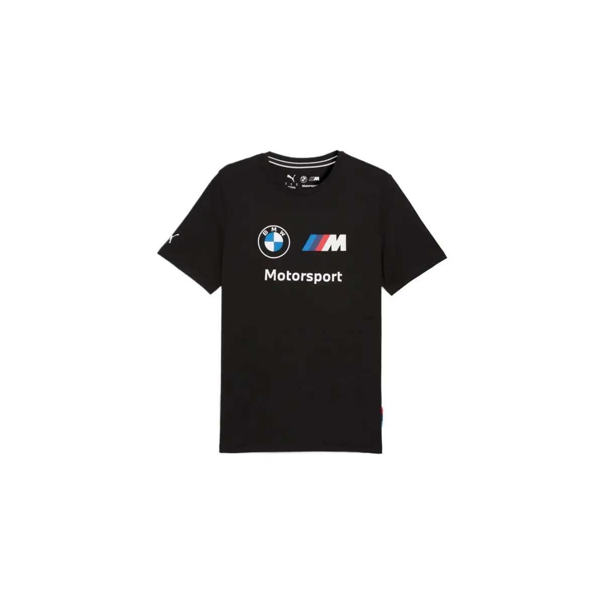 PUMA BMW M MOTORSPORT ESSENTIALS Racing T Shirt Men's Black