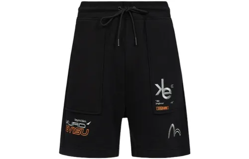 EVISU Sports Shorts Men's Black