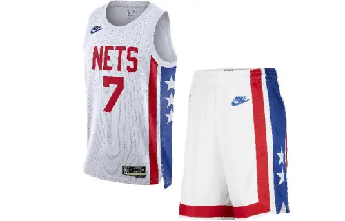 Nike Letters and numbers, vest for leisure, basketball shorts, season white set for men and women, print, 7 size