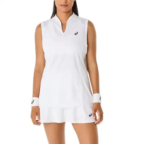 ASICS Tank Tops Women's White V Neck Moderate Other