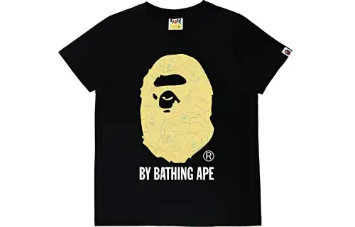 Bape Glitter By Bathing Tee Black/Gold